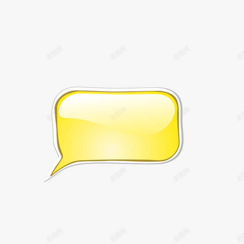 可爱卡通边框png免抠素材_新图网 https://ixintu.com PNG 卡通边框 矩形边框 聊天边框 黄色