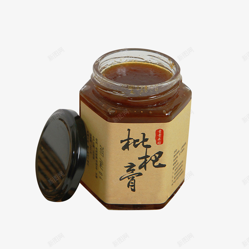 瓶装手工古法琵琶膏png免抠素材_新图网 https://ixintu.com 儿童 农家 天然 孕妇 川贝粉 手工琵琶膏 无添加 枇杷膏 自制
