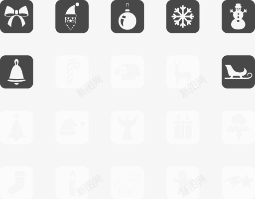 UI标图标png_新图网 https://ixintu.com UI桌面图标 UI设计 矢量小图标