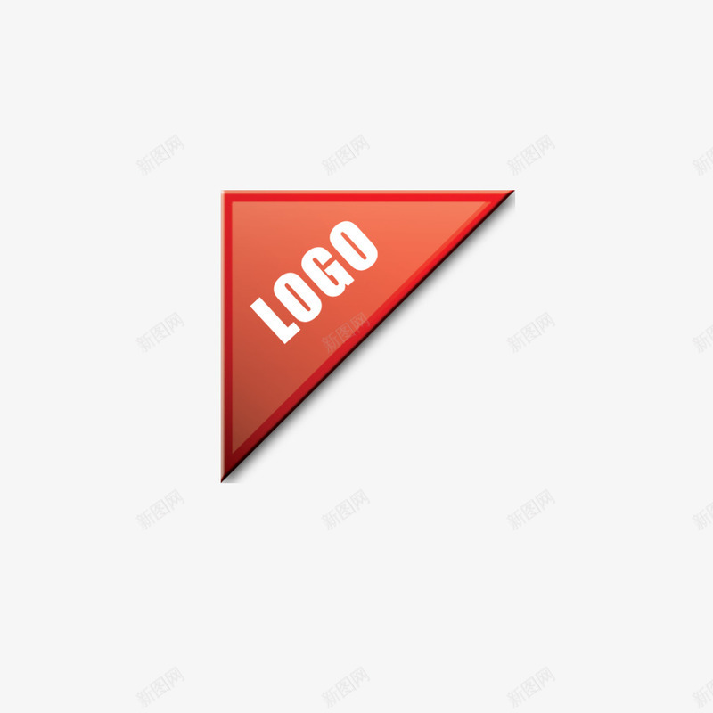 文案专用三角背景png免抠素材_新图网 https://ixintu.com 装饰