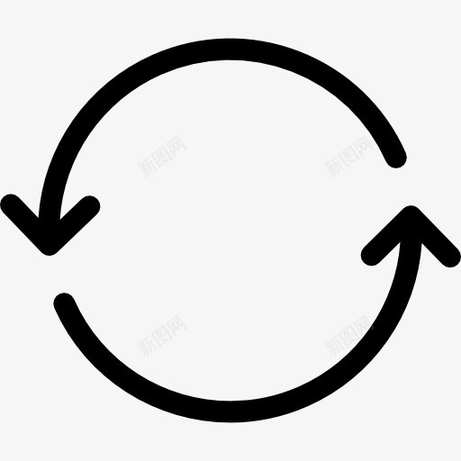利用图标png_新图网 https://ixintu.com 循环 生态 生态主义 生态学 箭