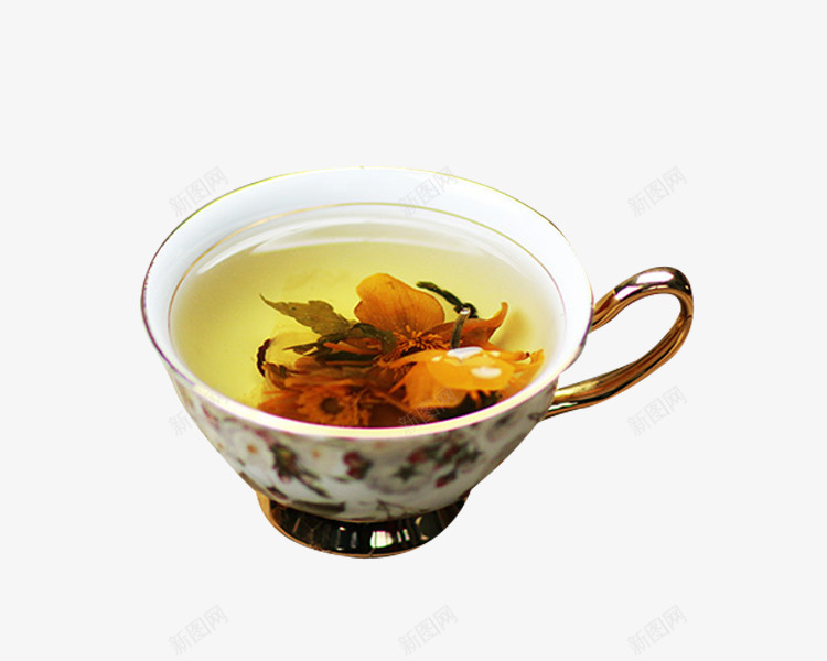 特色混合桂花茶png免抠素材_新图网 https://ixintu.com 广西桂花制品 新鲜金桂制作 桂花茶 花茶制品