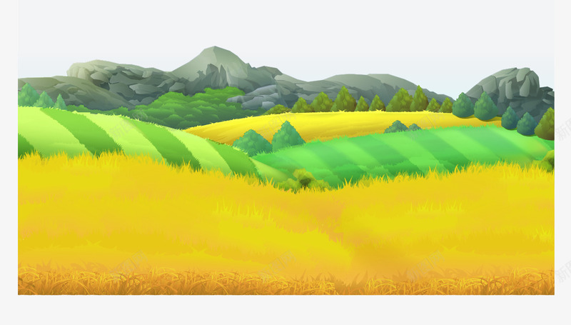 金色麦穗png免抠素材_新图网 https://ixintu.com 庄稼 树木 树木风景 树林 植物 美丽风景 自然风光 风景