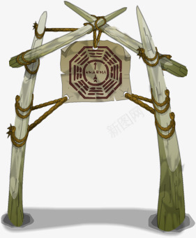 门栅栏png免抠素材_新图网 https://ixintu.com 素材 装饰 门栅栏