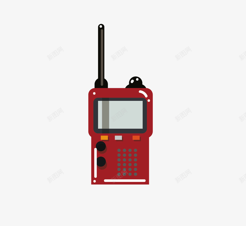 手绘呼叫机图标png_新图网 https://ixintu.com 呼叫机 手绘 电话