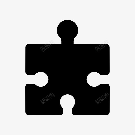一片拼图图标png_新图网 https://ixintu.com 拼图