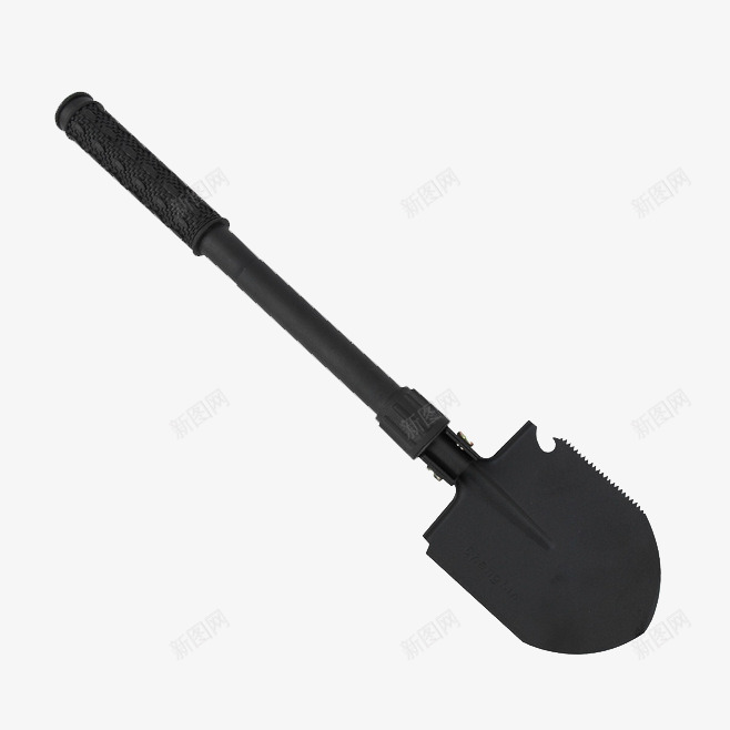 户外铁铲psd免抠素材_新图网 https://ixintu.com 产品实物 工兵铲 种菜工具 铁锹 黑色