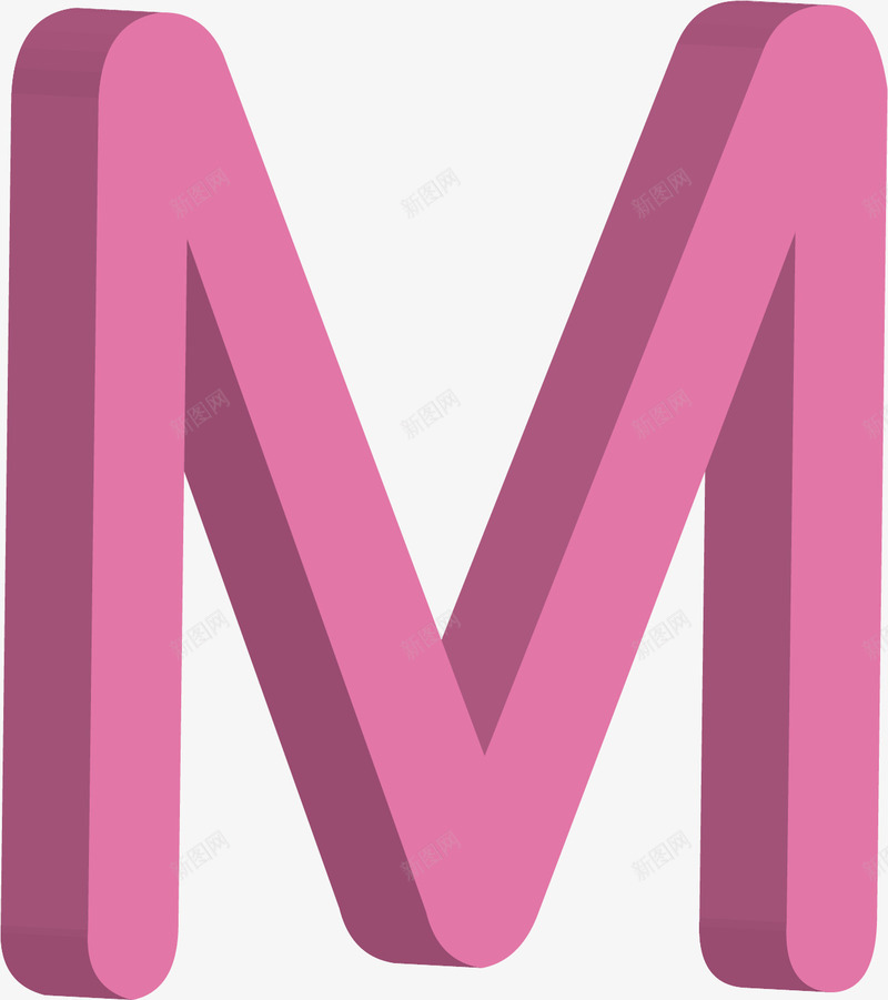 创意紫色字母Mpng免抠素材_新图网 https://ixintu.com 一个 卡通 手绘 简图 英文大写字母