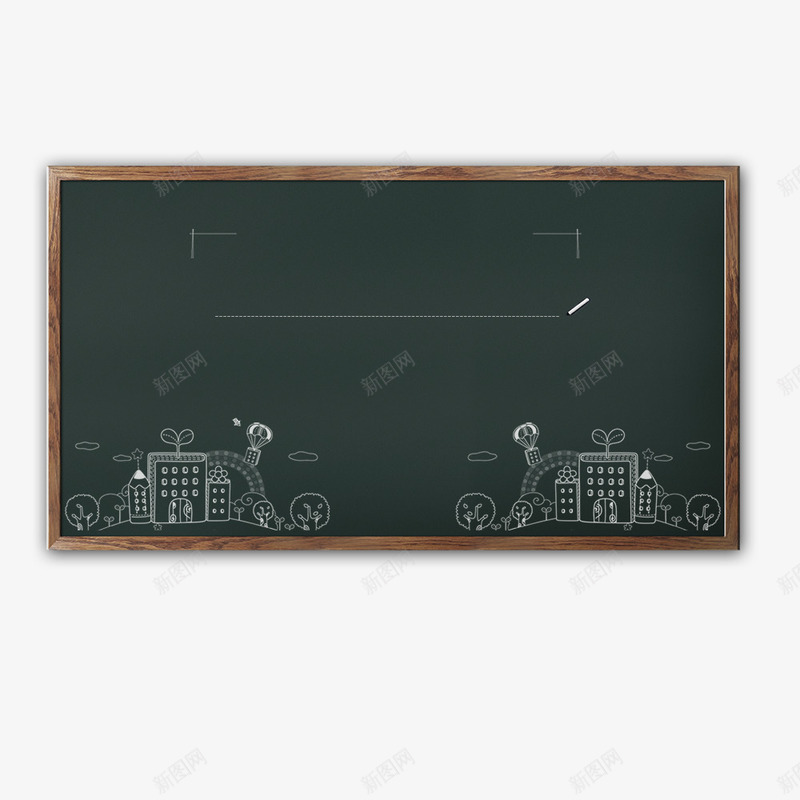 卡通黑板简笔画png免抠素材_新图网 https://ixintu.com 卡通黑板 简笔画
