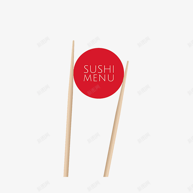 筷子与寿司图标psd_新图网 https://ixintu.com 图标 寿司 筷子 美食 食物 餐饮美食
