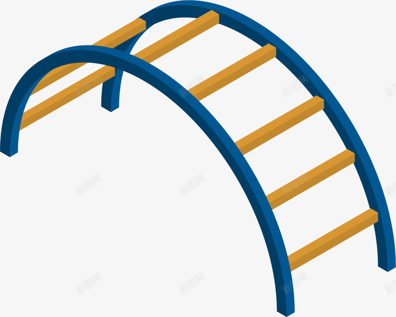 立体弧形攀爬架子png免抠素材_新图网 https://ixintu.com 6月1号 儿童节 六一节 攀爬架子 玩耍 立体架子 童趣