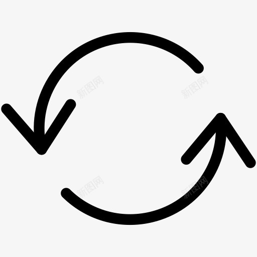 流线同步流线自由图标png_新图网 https://ixintu.com Streamline sync 同步 流线