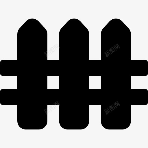 花园围栏图标png_新图网 https://ixintu.com 园林 建筑物 栅栏 装饰