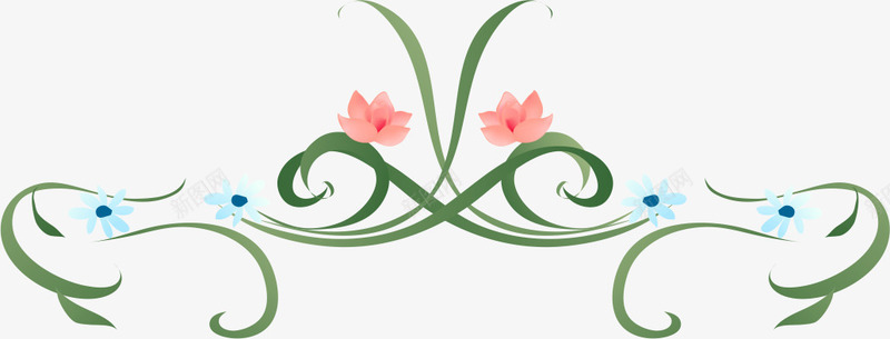 底纹角花花框png免抠素材_新图网 https://ixintu.com flower 底纹 花 花状图案 角花 边角 边角角框