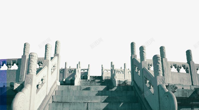 特色建筑石柱围栏png免抠素材_新图网 https://ixintu.com 围栏 特色建筑 石柱围栏