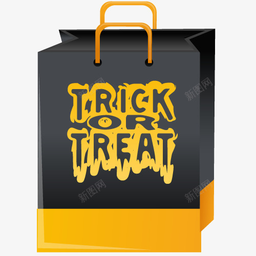 技巧治疗碎南瓜png免抠素材_新图网 https://ixintu.com bag treat trick 技巧 治疗 袋