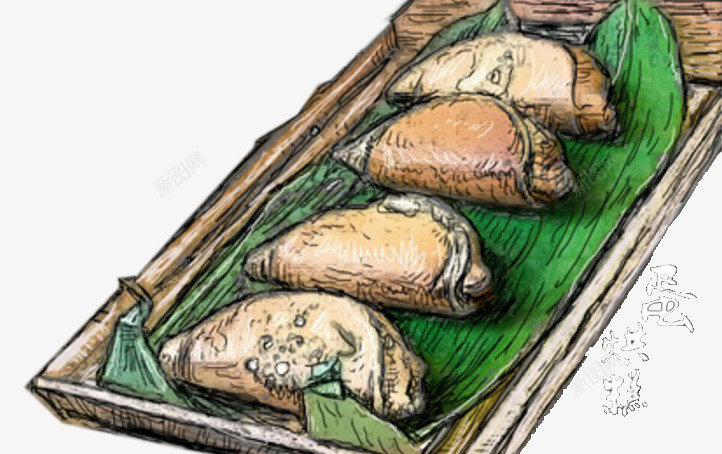 手绘四川特色美食png免抠素材_新图网 https://ixintu.com 四川特色 手绘 美食 食物