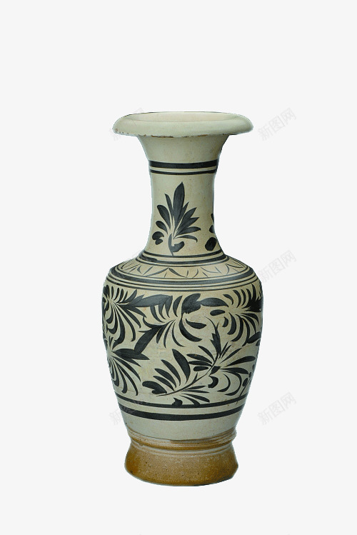 仿古董花瓶png免抠素材_新图网 https://ixintu.com 大花瓶 细颈花瓶 花瓶 青色花纹
