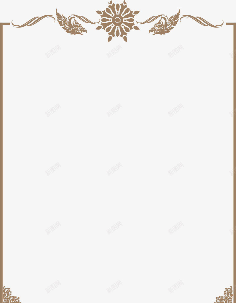 金色华丽网店装饰边框png免抠素材_新图网 https://ixintu.com 华丽网店装饰边框 装饰边框 金色华丽网店装饰边框 金色华丽装饰边框 金色华丽边框