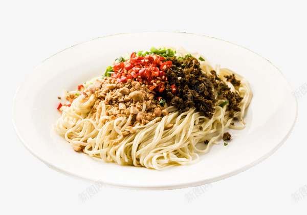 特色干拌面png免抠素材_新图网 https://ixintu.com 小吃 干拌面 面 面食