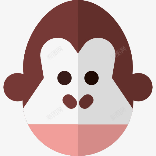 猴子图标png_新图网 https://ixintu.com 动物 动物园的猴子 哺乳动物 灵长类动物王国 野生动物