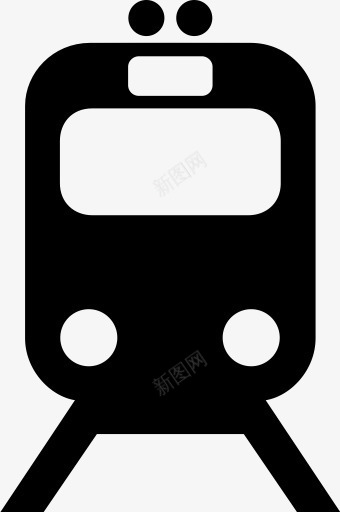轨道火车运输AIGA符号标志图标png_新图网 https://ixintu.com Rail train transportation 火车 轨道 运输
