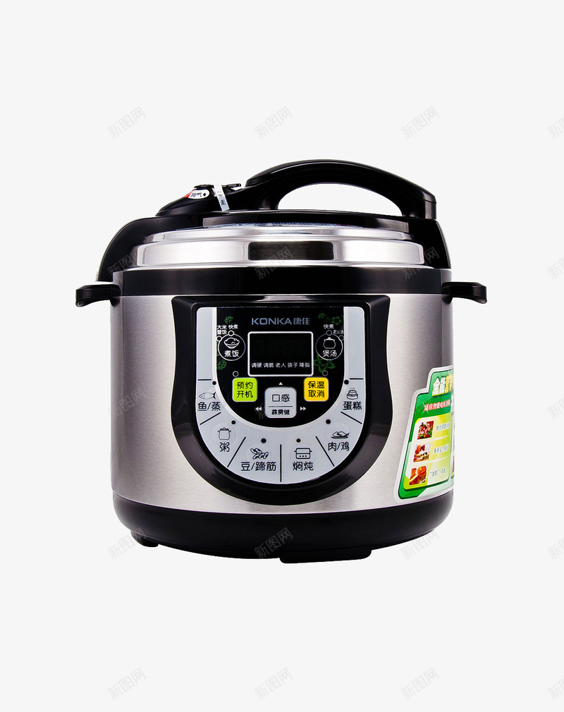 电热电饭煲png免抠素材_新图网 https://ixintu.com 产品实物 多功能 家用电器 智能 电饭煲
