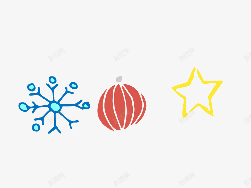 挂件雪花星星圣诞节卡通png免抠素材_新图网 https://ixintu.com 卡通矢量 卡通雪花 圣诞节素材 挂件 星星矢量 星星素材 矢量素材 素材 雪花 雪花素材
