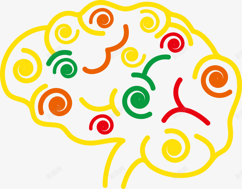 彩色的智能科技大脑矢量图ai免抠素材_新图网 https://ixintu.com 人工大脑 人工智能大脑 卡通 彩色 智能大脑 智能大脑矢量图 智能科技大脑 矢量图