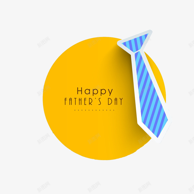 fathersdaypsd免抠素材_新图网 https://ixintu.com 父亲节 领带