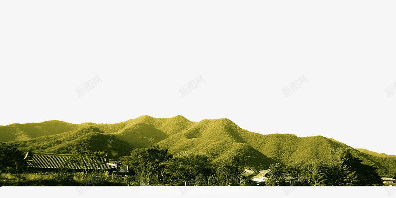 绿色山丘山地自然风光png免抠素材_新图网 https://ixintu.com 山丘 山地 绿色 自然 风光