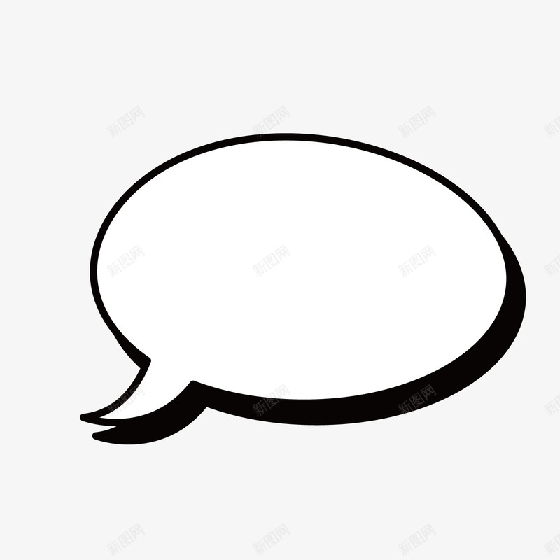 黑色手绘对话框矢量图ai免抠素材_新图网 https://ixintu.com 对话框 手绘 素材 黑色 矢量图