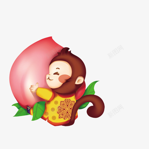 猴子png免抠素材_新图网 https://ixintu.com 动物 卡通 猴子 齐天大圣