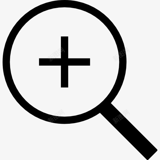 更多的变焦图标png_新图网 https://ixintu.com 变焦 另外 增加 标志 界面 符号 缪图标更大