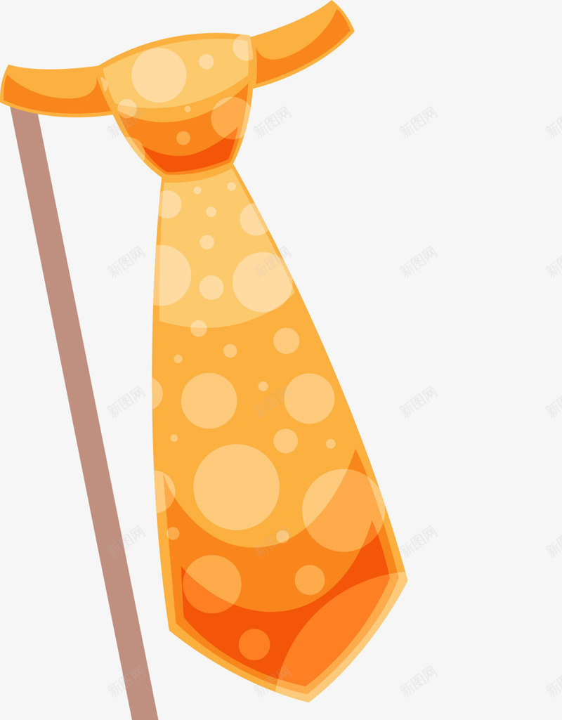 黄色圆圈领带架子png免抠素材_新图网 https://ixintu.com 4月1号 圆圈图案 小丑 恶作剧 愚人节 领带架子 马戏团