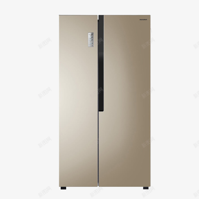钛空金双开门大冰箱png免抠素材_新图网 https://ixintu.com Ronshen容声 产品实物 双开门冰箱 对开门智能冰箱 电器 钛空金双开门大冰箱