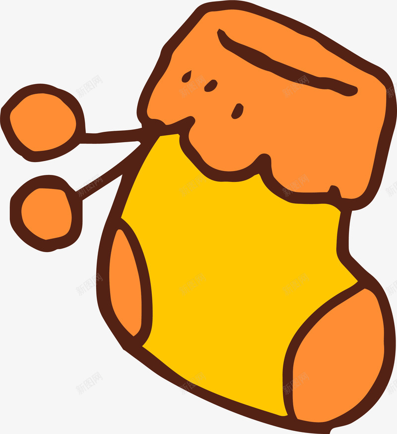卡通手绘棉袜袜子png免抠素材_新图网 https://ixintu.com 儿童用品 卡通 婴儿 手绘 棉袜 矢量图案 袜子