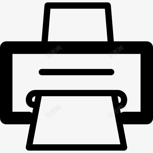 打印图标png_新图网 https://ixintu.com 工具 打印 打印机 接口 符号 详细的图标 象征