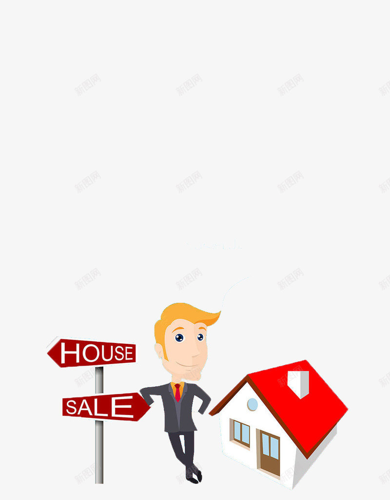 房屋销售png免抠素材_新图网 https://ixintu.com 房屋销售