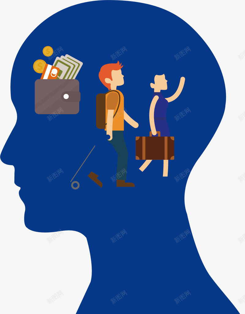 出行科技智能大脑矢量图ai免抠素材_新图网 https://ixintu.com 人体大脑 人工智能大脑 大脑 智能大脑 科技大脑 科技智能大脑 蓝色 近亲 矢量图