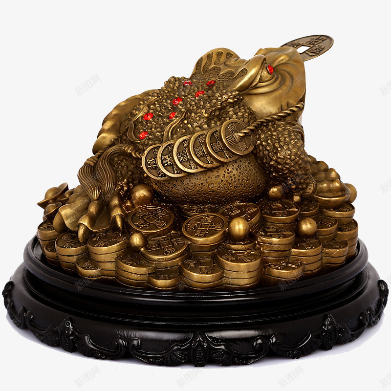金钱蟾蜍摆件png免抠素材_新图网 https://ixintu.com 守财 工艺品 摆件 装饰品 金蟾蜍 金钱蟾