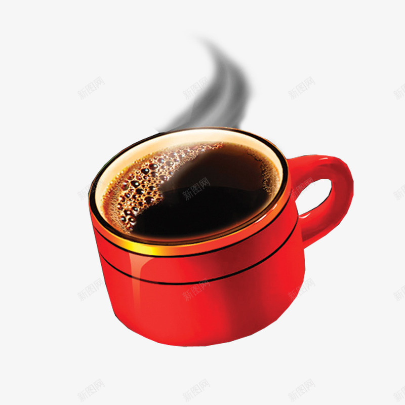 红色奶茶杯样式png免抠素材_新图网 https://ixintu.com 奶茶 样式 红色 饮料