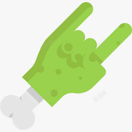 一方面图标png_新图网 https://ixintu.com 万圣节 僵尸 恐怖 恐惧 手
