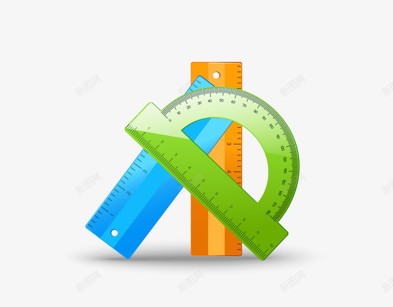 质感半圆尺子png免抠素材_新图网 https://ixintu.com 半圆尺子 直尺 矢量半圆尺子 质感半圆尺子