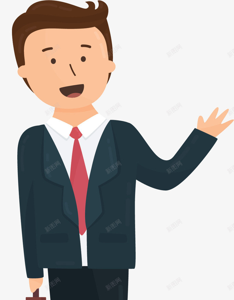 推销产品的销售员矢量图ai免抠素材_新图网 https://ixintu.com 推销 推销产品 矢量png 营业员 销售 销售员 矢量图