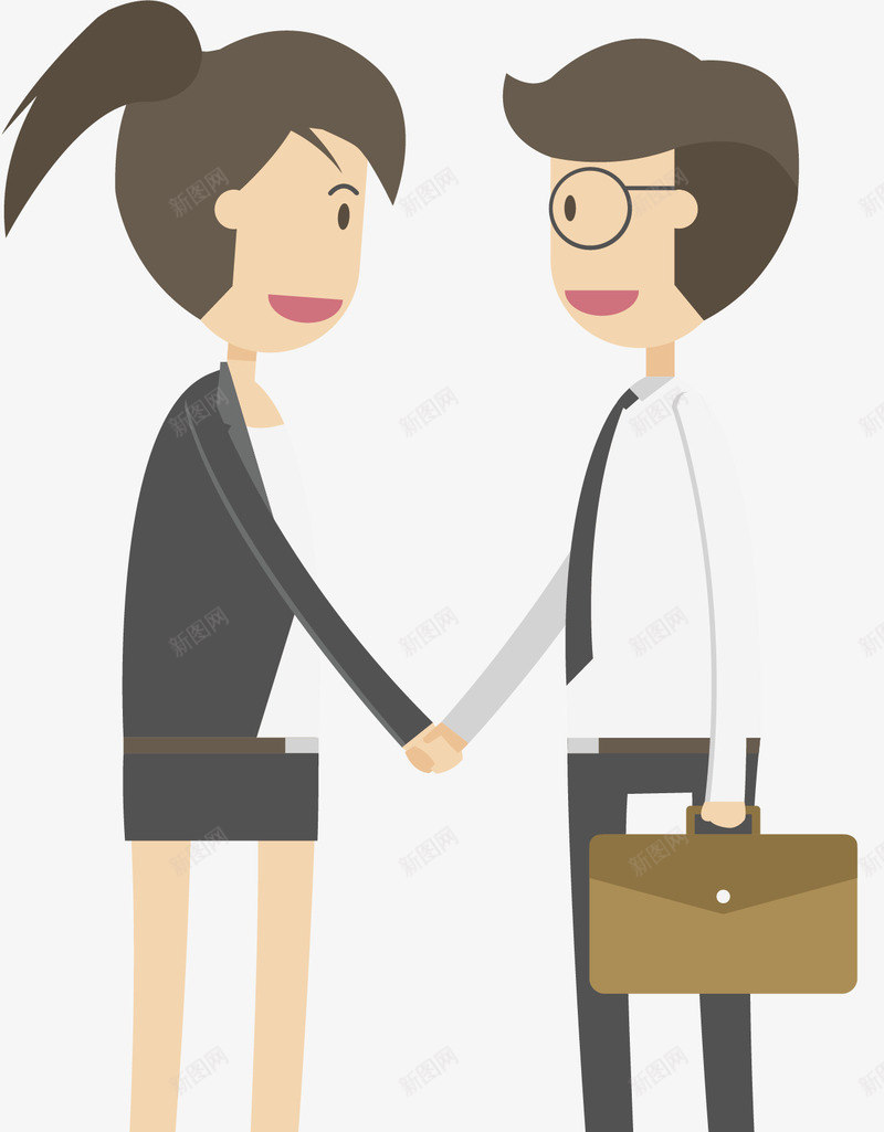 会见客户矢量图ai免抠素材_新图网 https://ixintu.com 回见 客户 批发商 批发商场让你放心让你省钱 批发商扁平 批发商行 矢量图