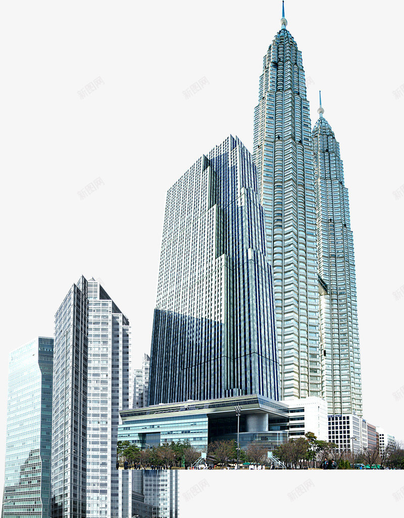 海港城市高楼建筑png免抠素材_新图网 https://ixintu.com 城市 建筑 海港 高楼