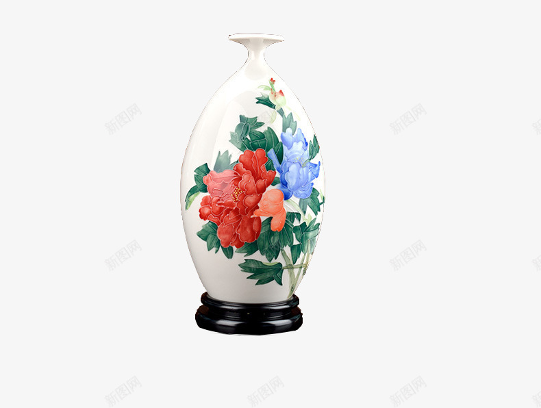 白色的陶瓷瓶png免抠素材_新图网 https://ixintu.com 容器 摆件 白瓷瓶 花瓶