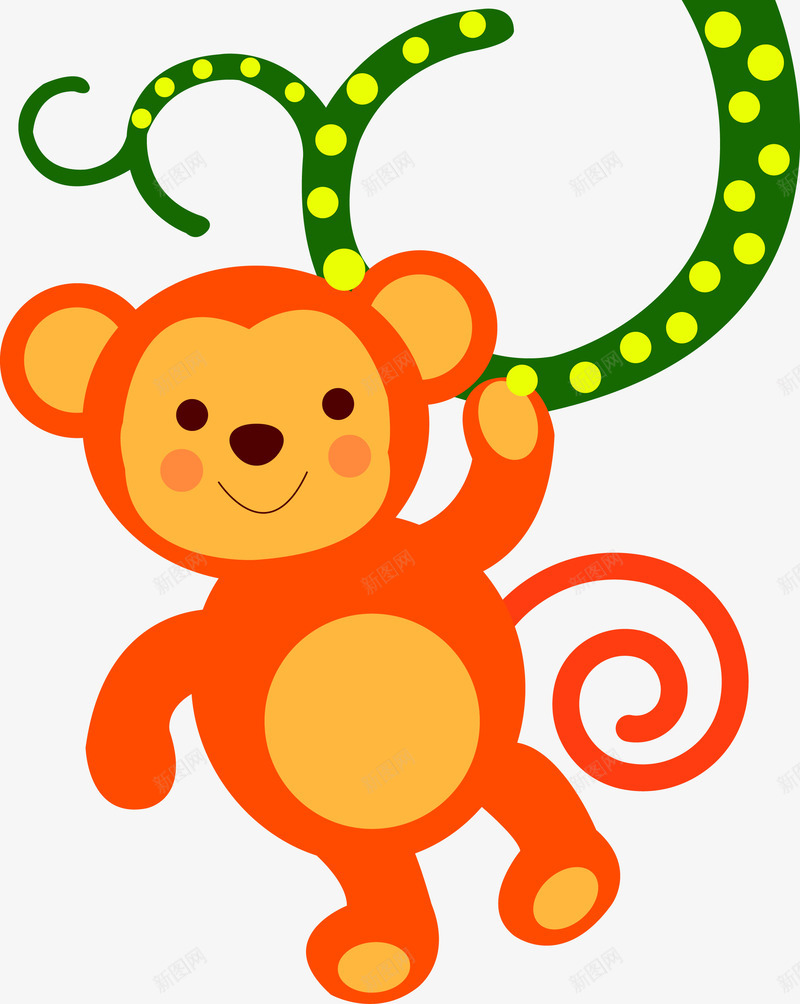小猴子卡通png免抠素材_新图网 https://ixintu.com 卡通猴子 小猴子卡通 小猴子卡通矢量图 矢量小猴子卡通