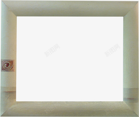 白色木框png免抠素材_新图网 https://ixintu.com 文本框 方框 画框